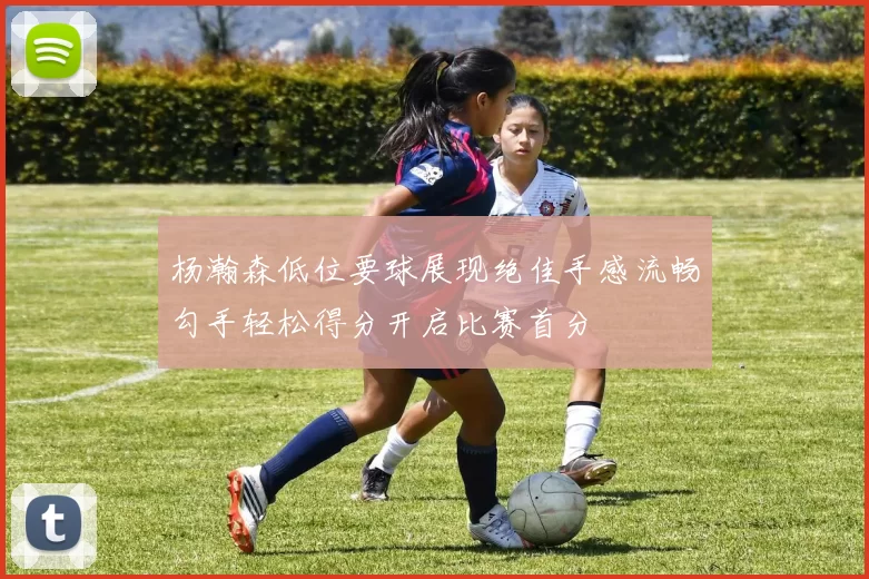 杨瀚森低位要球展现绝佳手感流畅勾手轻松得分开启比赛首分