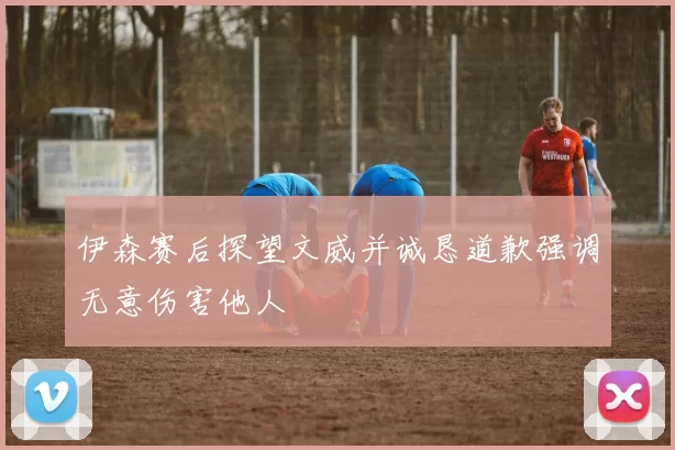 伊森赛后探望文威并诚恳道歉强调无意伤害他人